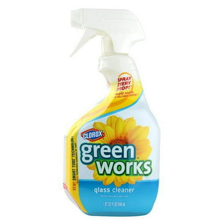 Green Works Original Scent Natural Glass Cleaner, 32 oz