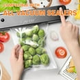 thumbnail image 4 of Ticibro Precut Vacuum Sealer Bags for Food, 100 Gallon 11" x 16", Food Long-Term Storage and Sous Vide Commercial-Grade Bag, BPA Free for Microwave, Boiling,Sous Vide, Refrigerator, 4 of 5