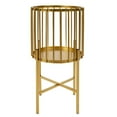 thumbnail image 3 of Encino Metal Plant Stand Gold, 3 of 7