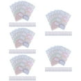thumbnail image 3 of 5 Count Name Label Stickers Blank Labels Transparent Colorful, 3 of 8