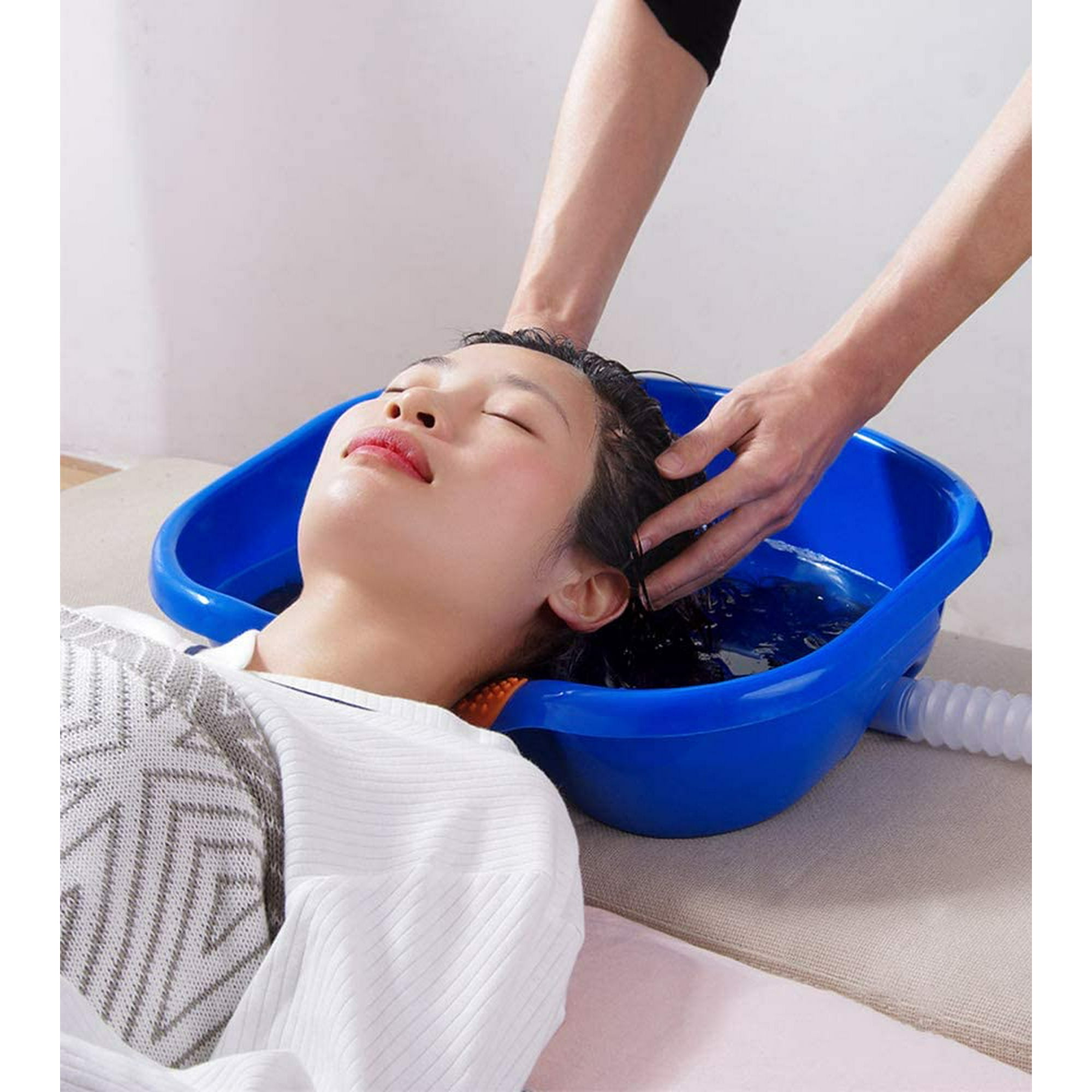 Shampoo Basin in Bed - PP Material Shampoo Tray for Elderly Patients & Pregnant - Hair Washing Basin with Water Pipe | Walmart Canada Shampoo Basin in Bed - PP Material Shampoo Tray for Elderly Patients & Pregnant - Hair Washing Basin with Water Pipe | Walmart Canada