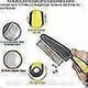 thumbnail image 4 of Cleaning Slicker Brush + Less Steel Comb Easy Clean Dog Brush Retractable Ging Brush, 4 of 5
