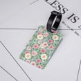 thumbnail image 5 of Luggage Tags for Suitcases, Rose Flowers Temg Leather Bag Luggage Tags ID Label Tags Privacy Protection Travel Bag Labels, 5 of 6