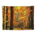 thumbnail image 5 of Fenyluxe  Fall Tapestry Wall Hanging Maple Forest in Autumn Wall Tapestry Maple Leaves Tapestry Autumn Natural Wall Blanket Wall Art Tapestry for Bedroom Living Room Dorm Wall Decor 40x30inch, 5 of 6