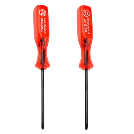 

2pcs Portable Triwing Triangle Y-Tip Screwdrivers Screw Drivers for /DS /DS Lite /Gameboy Advance SP (Red)