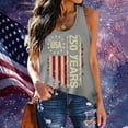 thumbnail image 3 of HCYSFG Women's 4th of July Tank Top US Independence Day 250th Anniversary Graphic Racerback Camisole Casual Vest, 3 of 4
