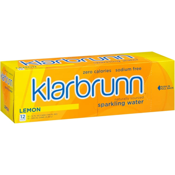 Klarbrunn Lemon Sparkling Water, 12 Fl. Oz., 12 Count