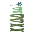 thumbnail image 3 of Pinzas de Cabello Salvador Para Niñas de Resina Verde, 3 of 10