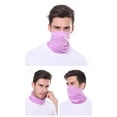 thumbnail image 3 of Head Cover Mask Sun UV Protection Hood Breathable, Soft Face Mask for Men Women - Motorcycle Fish Purple One Size, 3 of 4