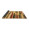 thumbnail image 2 of Ahgly Company Indoor Round Abstract Brown Contemporary Area Rugs, 7' Round, 2 of 4