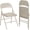 Beige, variant on SOLLED 6 Pack Folding Chairs with Cushion, PU Leather Padded Stackable Dining Chairs Set 350 lbs Capacity for Home Office Wedding Patio Indoor Outdoor,Black