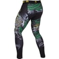 thumbnail image 4 of Venum Crocodile Durable Dry Tech MMA Compression Spats - Large - Black/Green, 4 of 4
