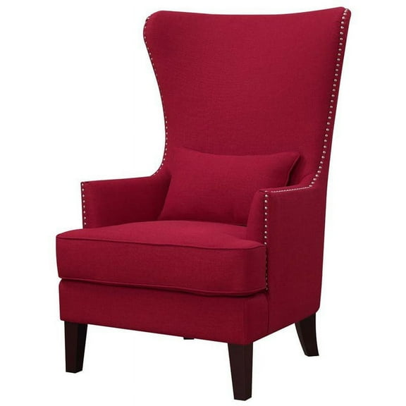 Bowery Hill Accent Chair in Berry