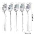 Spoons Set 6 Pieces Silver Stainless Steel Happy Face Funny Facial