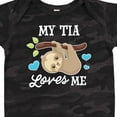 thumbnail image 4 of Inktastic My Tia Loves Me with Sloth and Hearts Boys or Girls Baby Bodysuit, 4 of 5