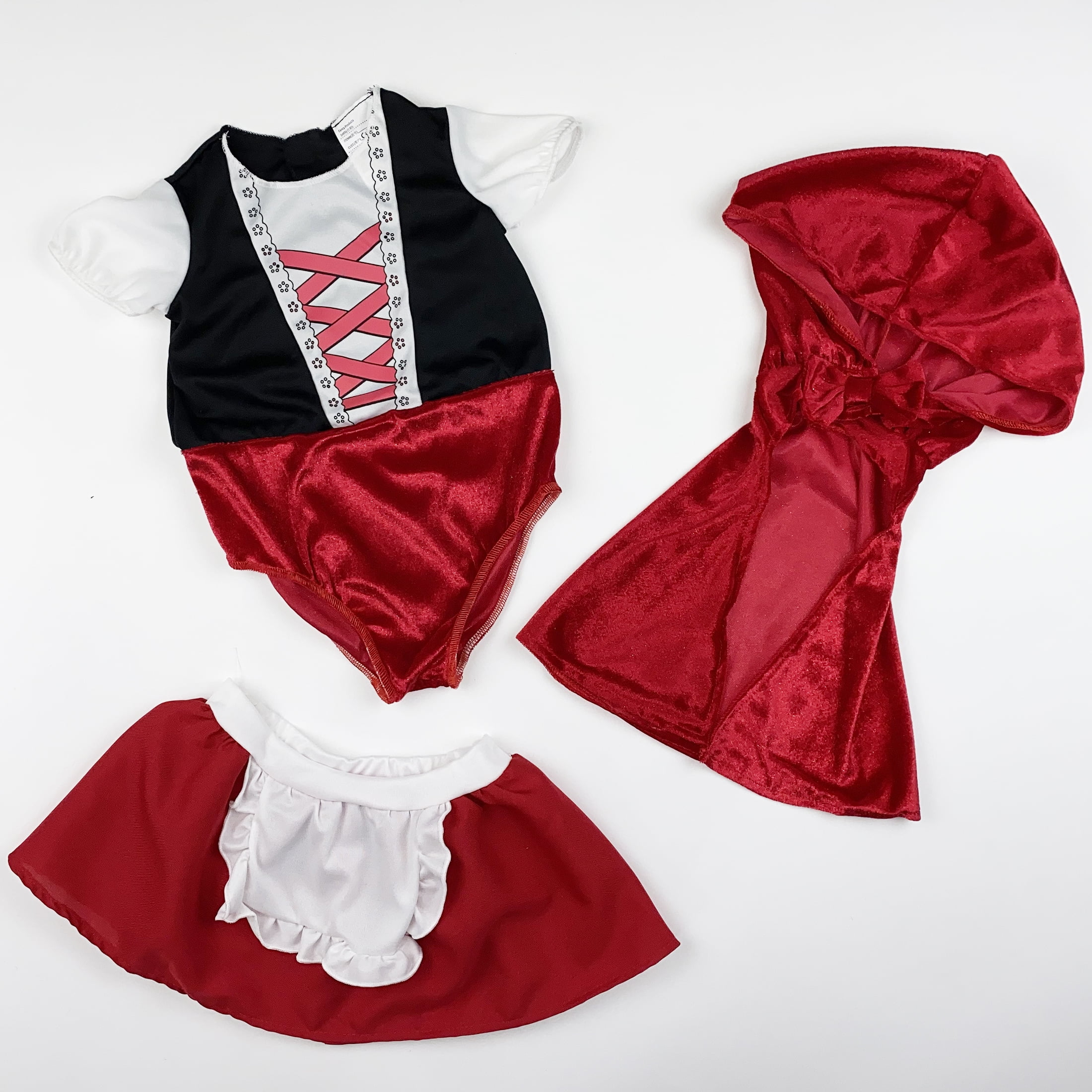 InCharacter Costumes Lil Red Riding Hood Halloween Fantasy Costume Unisex, Infant 0-1, Red