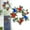 style 84, variant on Red White and Blue Flower Garland Front Door Décor 14x14IN 4th of July Wreaths for Front Door Independence Day Wreath Patriotic Artificial Flower Wreath Red White And Blue Wreath for Indoor Outdoor