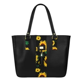Bolsa para Dama Nueva Imagen Girasol Negro Sintético Textil