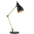 thumbnail image 4 of JONATHAN Y Barnes 24" LED Metal Task Lamp, Black/Brass Gold, JYL6003A, 4 of 10