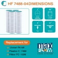 thumbnail image 4 of Hurricane 16 Pack HF7488-04 Advanced Pool and Spa Filter Cartridge Replacement, 4 of 9