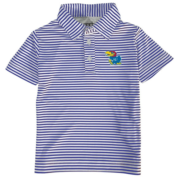 Toddler Garb  Royal Kansas Jayhawks Carson Polo