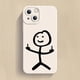 thumbnail image 3 of Funda de teléfono de dibujos animados Matchman para iPhone 11, 12, 13, 14, 15 Pro Max, XR, XS, X, 7, 8 Plus, SE 2020, a prueba de golpes, cubierta de silicona TPU suave mate, 3 of 5