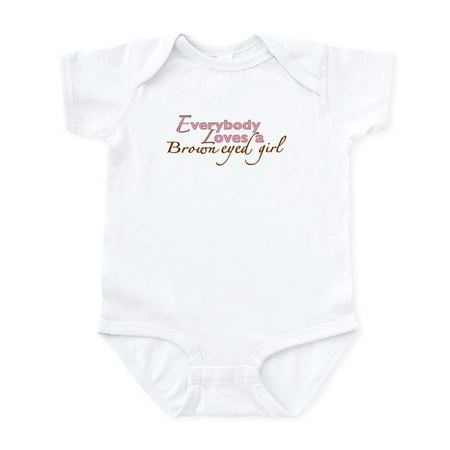 

CafePress - Brown Eyed Girl Infant Bodysuit - Baby Light Bodysuit Size Newborn - 24 Months