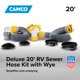 thumbnail image 2 of Kit de manguera para desagüe Camco Deluxe de 6 m con conexiones giratorias, 2 of 6
