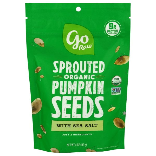 Go Raw - Sprouted Organic Pumpkin Seeds with Sea Salt - 4 oz