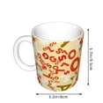 thumbnail image 2 of Yiaed Scandinavian Alphabet2 Print Ceramics Coffee,Large Handle Design,Extra Large Tea and Coffee Cup for Office and Home Mugs, 2 of 6