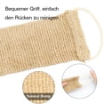 thumbnail image 3 of Guante de crin de caballo con correa para el lavado de espalda, esponja exfoliante de cáñamo natural para la espalda, para el cuerpo, la ducha, el baño, para hombres y mujeres, 3 of 7