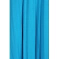 thumbnail image 5 of Women's Plus Size Casual 3/4 Sleeves Basic A-Line Pleated Solid Midi Dress, 5 of 6