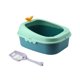 thumbnail image 2 of Bandeja de arena para gatos Yinane Caja de arena para mascotas semicerrado grande duradero Verde, 2 of 8