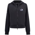 thumbnail image 2 of Women's Levelwear Black Colorado Avalanche Judd Raglan Full-Zip Hoodie, 2 of 3