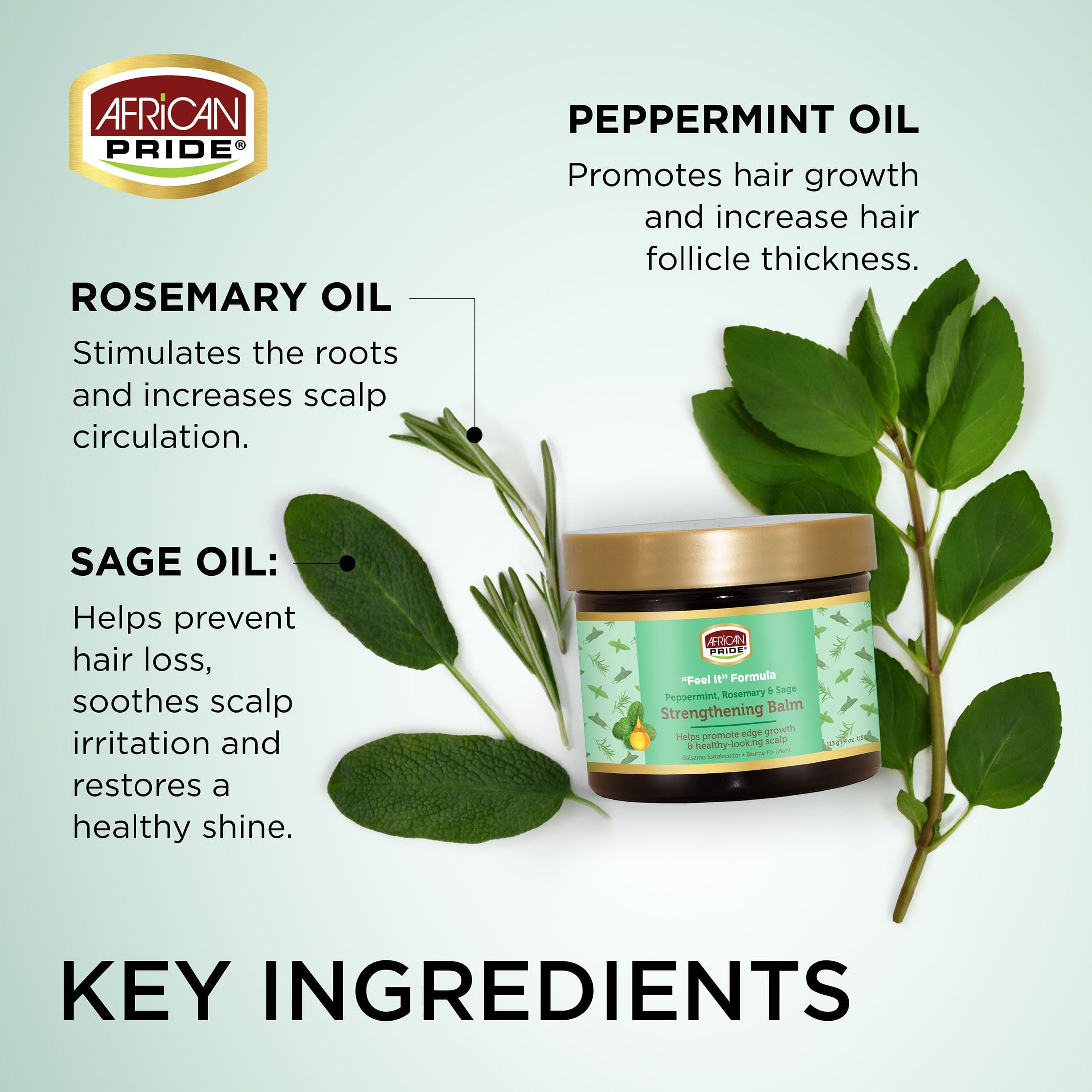 African Pride Feel It Formula Strengthening Balm 4oz for All Hair Types Moisturizing and Promoting Hair Growth - Walmart.com