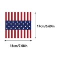 thumbnail image 3 of American Flag Themed Tableware Set，Patriotic Plates and Napkins Party Supplies,-July 4th Plates Cup Napkin Tablecloth,Patriotic Party Decoration,Memorial Day (Serves 24）, 3 of 7