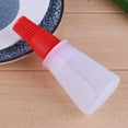 thumbnail image 4 of 1 botella de aceite de parrilla de silicona resistente al calor, herramienta de cepillo para hilvanar barbacoa (rojo), 4 of 8
