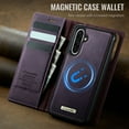 thumbnail image 5 of ELEHOLD Magnetic Detachable Wallet Case for Samsung Galaxy A15, Shockproof Faux Leather Stand RFID Card Slots Detachable Mag-Safe Magnetic Case Cover,Removable Back Shell,Purple, 5 of 12