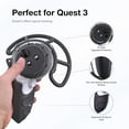 thumbnail image 2 of Protective Case For Meta Quest 3 Controller, VR Game Controller Anti-collision Accessory With 1 Pair Of Thumb Grip Caps, 2 of 6