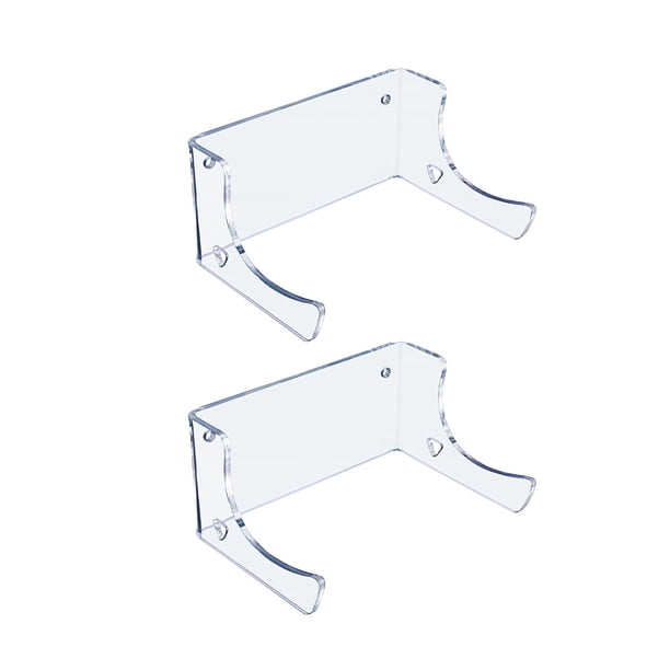 Sonducket 1 juego Slide Rack Material premium Kit de montaje en pared Soporte para longboard negro Ropa Deportiva, Zapatos Transparente