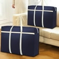 thumbnail image 1 of Fiudx Bolsa de Viaje, Diseño de Lona de Gran Capacidad, Material Duradero No Tejido, Organizador Versátil, Esencial para Mudanzas o Viajes, Portátil, Tamaño 110 X 60 X 35 Cm, 1 of 5