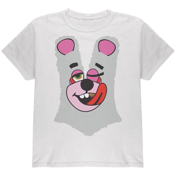 Halloween Twerk Bear White Costume Inspired by Miley Cyrus Youth T Shirt