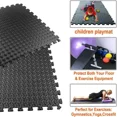 thumbnail image 6 of 30*30cm Thicken Sports Gym Mat Protection EVA Leaf Grain Floor Mats Yoga Fitness Non-Slip Splicing Rugs Shock Room, 6 of 9