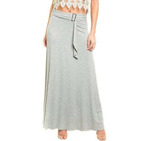 basic jersey maxi skirt