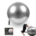 thumbnail image 1 of Exercise Ball - Anti-Burst Fitness Ball for Balance, Stability, Pregnancy, Yoga & Pilates with Hand Pump - Pink-2025, 1 of 5
