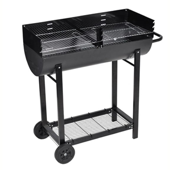 vidaXL Charcoal Barbecue Dakota Outdoor Garden Patio Grill Smoker BBQ Cooking