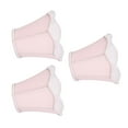 thumbnail image 5 of 3Pcs E14 Clip‑On Lampshade Pink Grids Modern Fabric Candle Chandelier Table Lamp Shade Decoration, 5 of 8