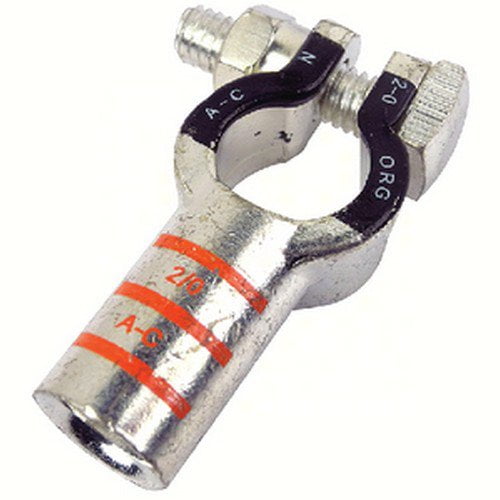 FulTyme RV Battery Terminal Post Top Style 2/0 Gauge Negative 5079