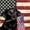 Patriotic 07, variant on Manfei Retro Dog Twin Bedding, American Flag Bedding Comforter Set, Black Red White Blue, Black Reversible 7pcs