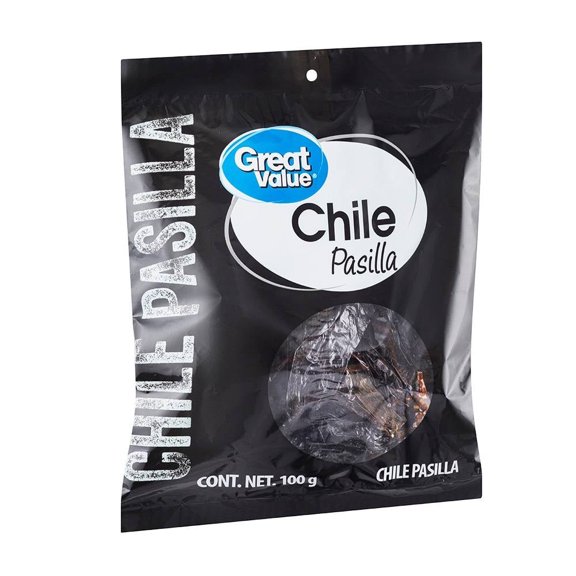 Chile pasilla Great Value 100 g